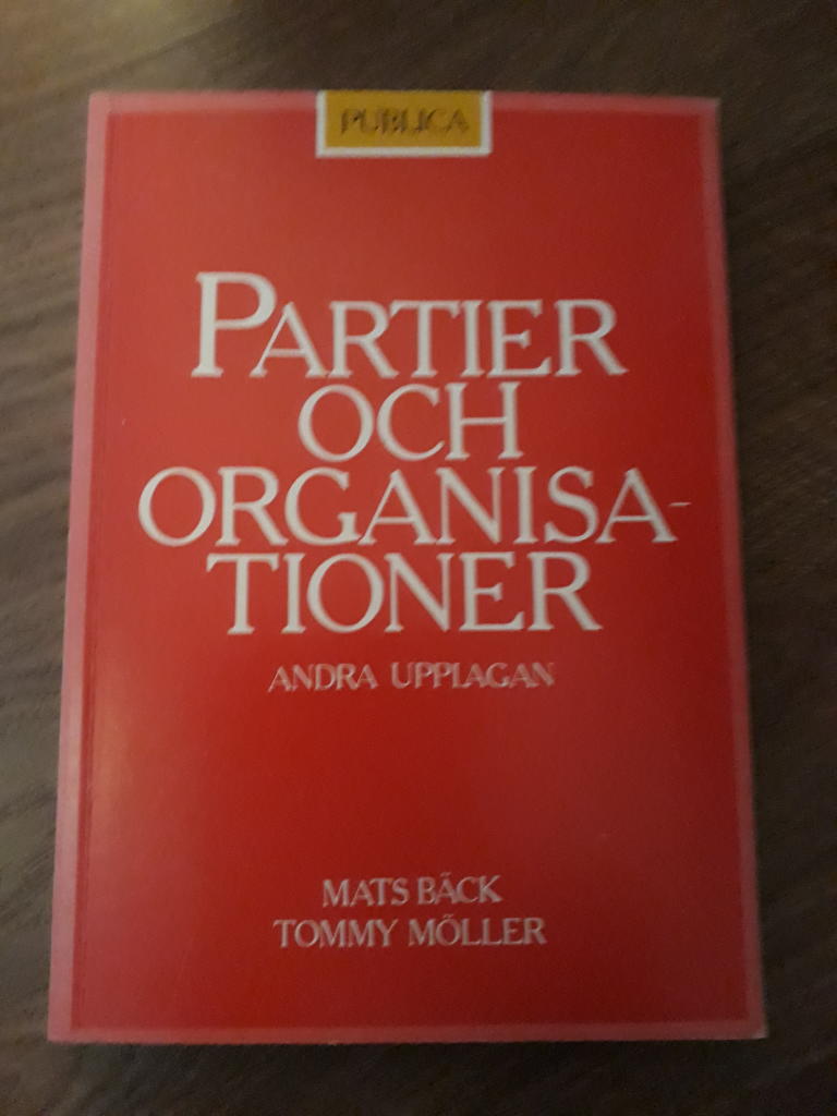 Partier och organisationer