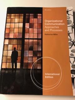 Organizational communication : approaches and processes