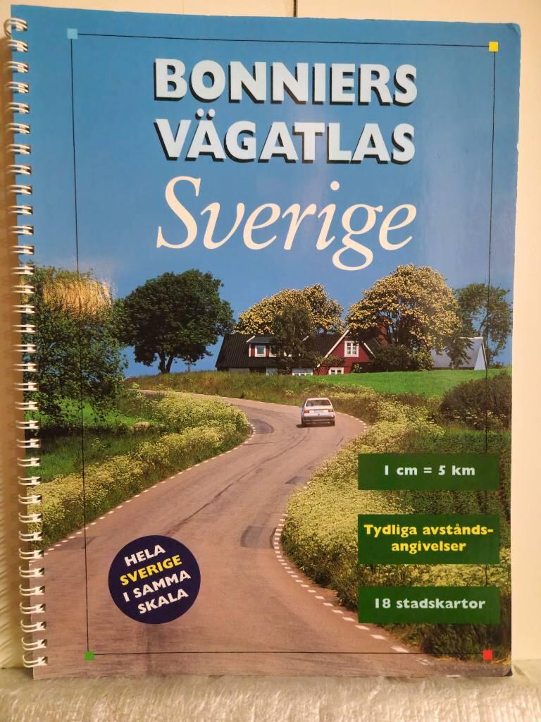 Bonniers vägatlas Sverige [Kartografiskt material]