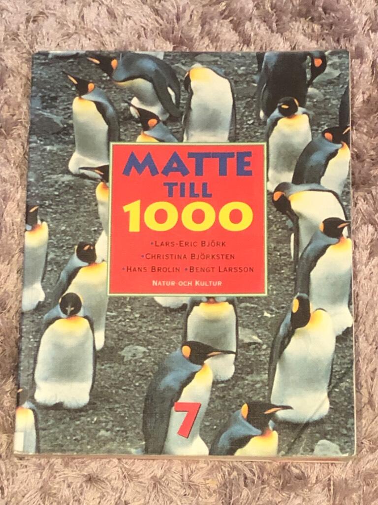 Matte till 1000 &Aring;R 7 L&auml;robok
