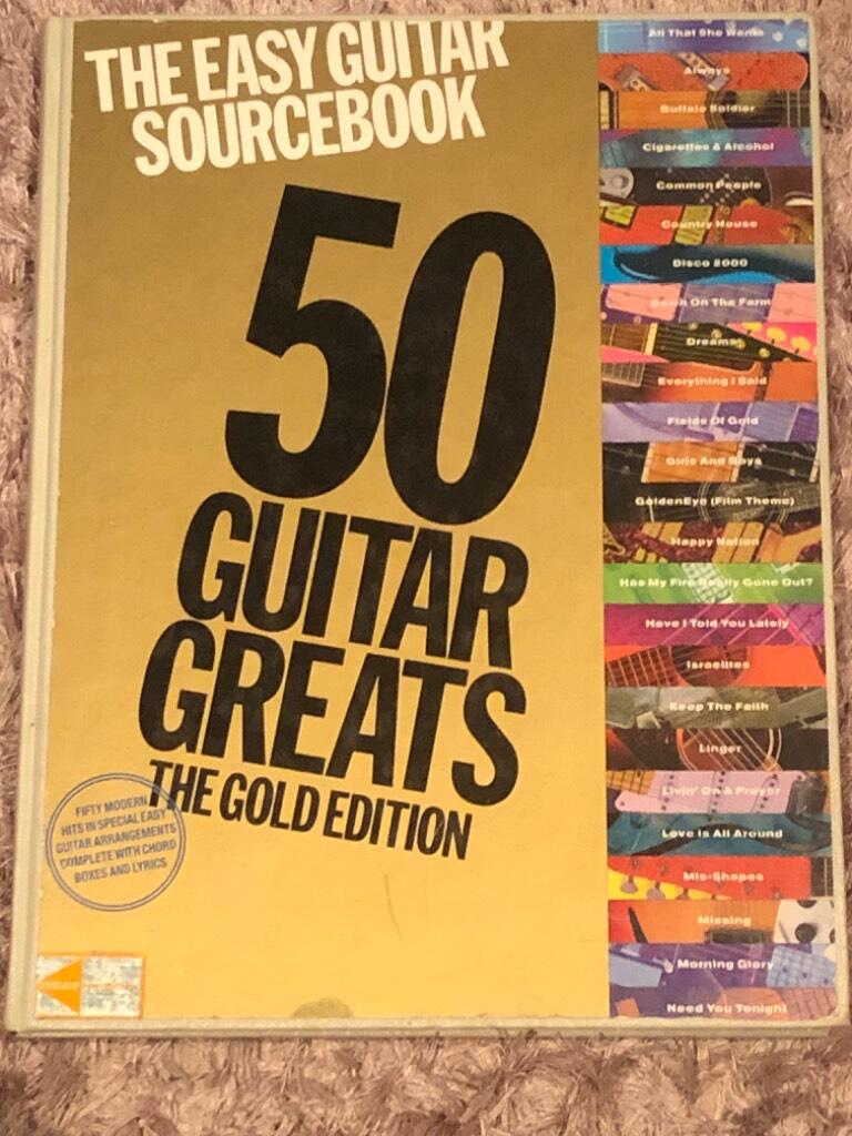 The easy guitar sourcebook - 50 guitar greats : The golden edition
