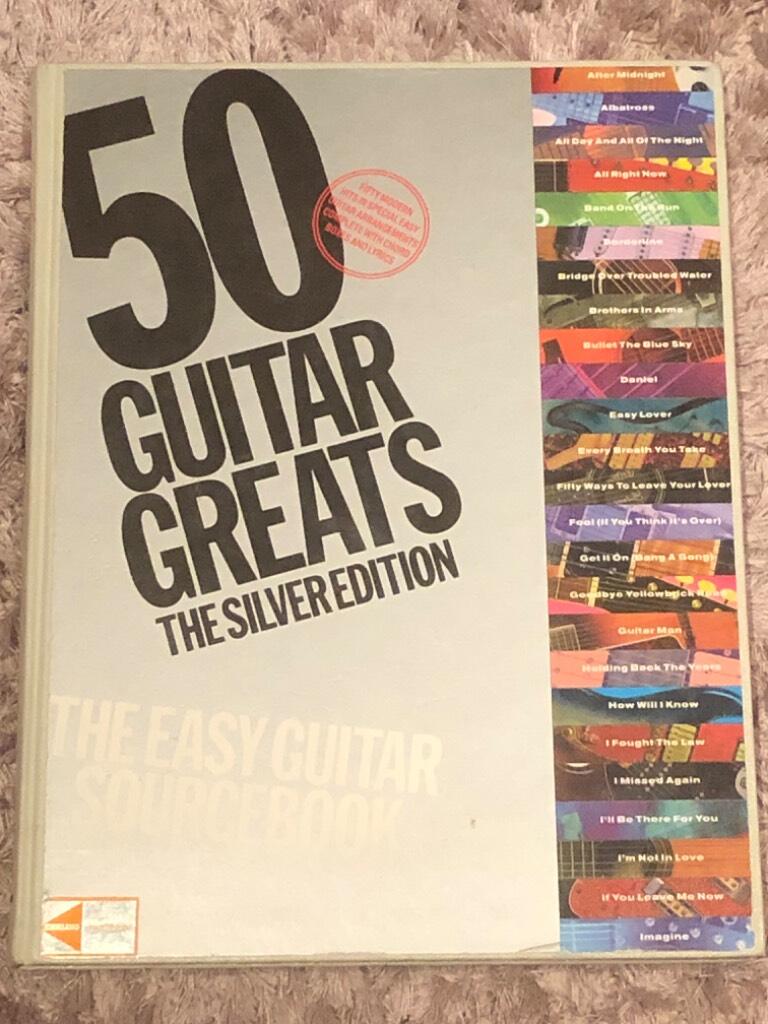 The easy guitar sourcebook - 50 guitar greats : the silver edition