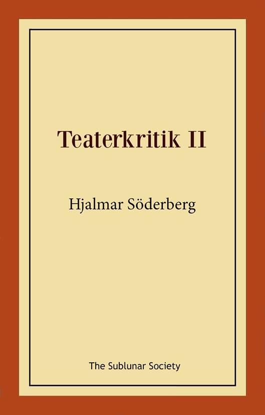Teaterkritik II