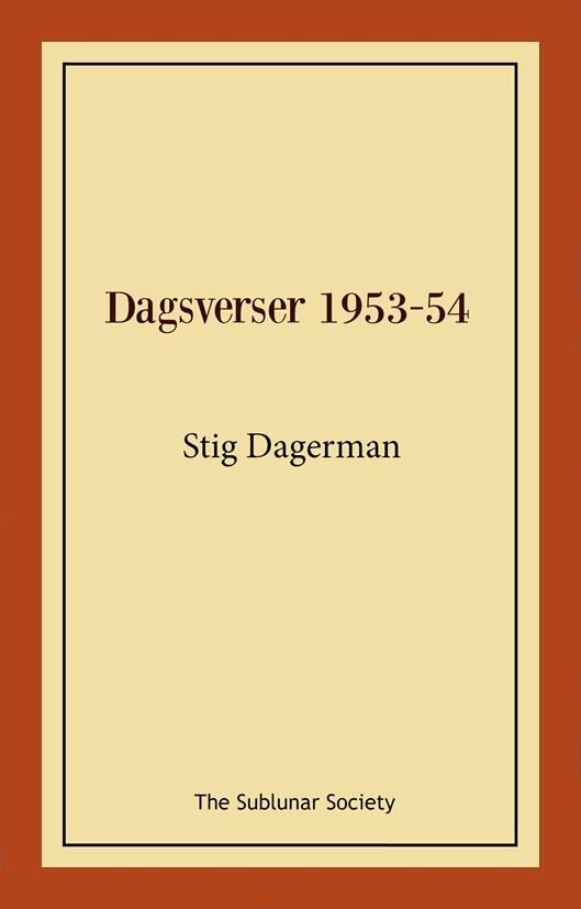 Dagsverser 1953-54
