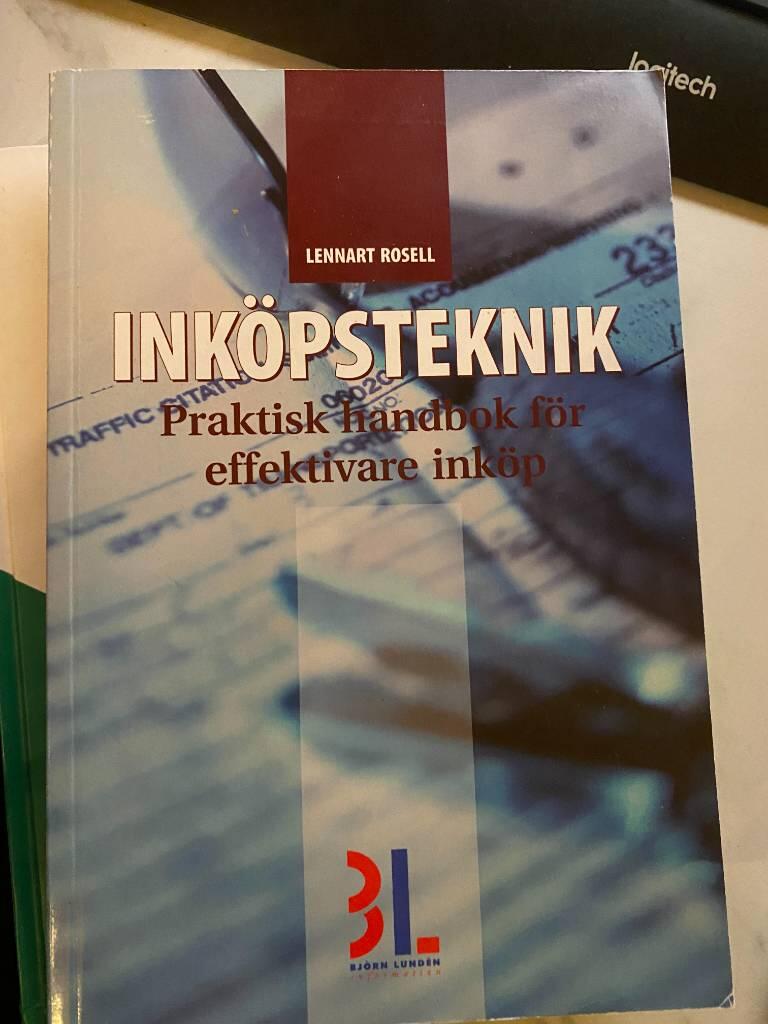 Ink&ouml;psteknik : praktisk handbok f&ouml;r effektivare ink&ouml;p