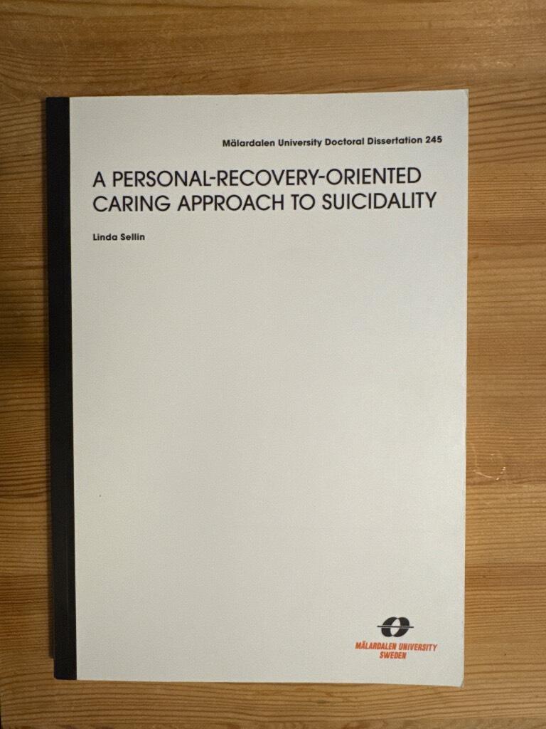 A personal-recovery-oriented caring approach to suicidality [Elektronisk resurs]