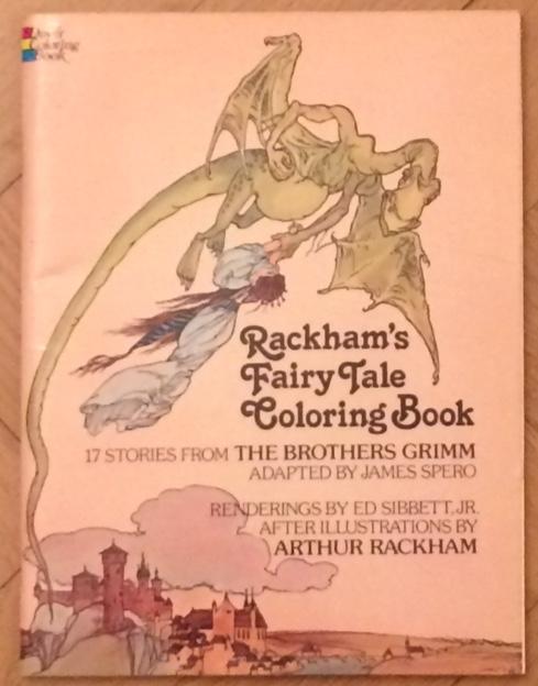 Rackhams fairy tale colouring book