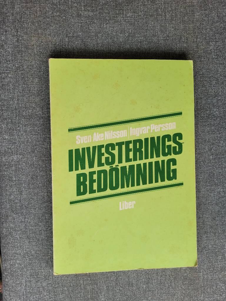Investeringsbed&ouml;mning