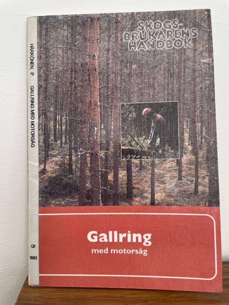 Gallring med motors&aring;g