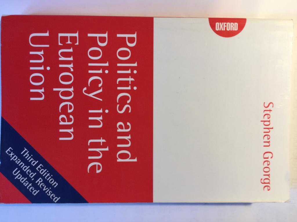 Politics and policy in the European Union