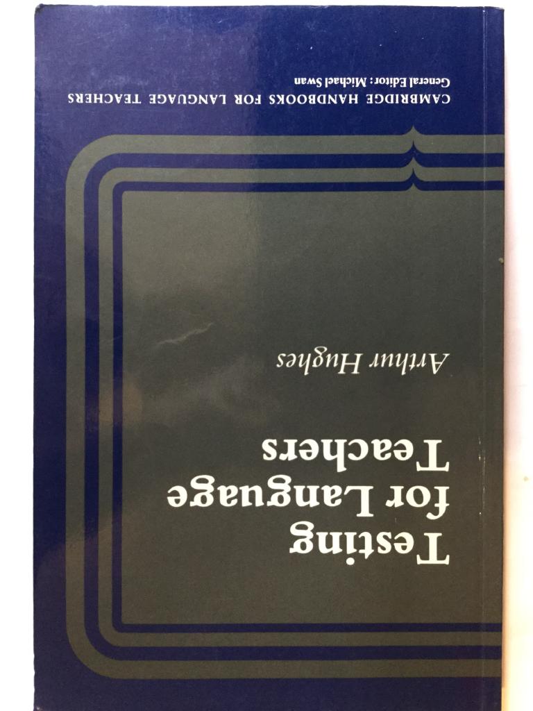Testing for language teachers