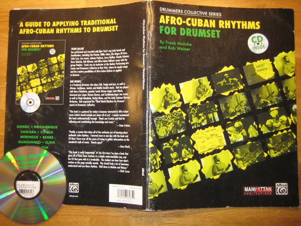 Afro-cuban rhythms for drumset [Kombinerat material]