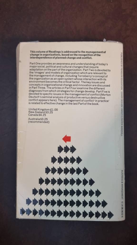 The management of change and conflict - Selected readings