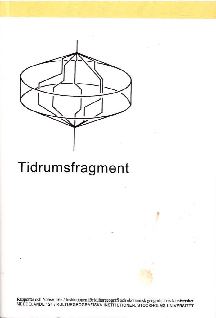Tidrumsfragment : en v&auml;nbok till Bo Lenntorp