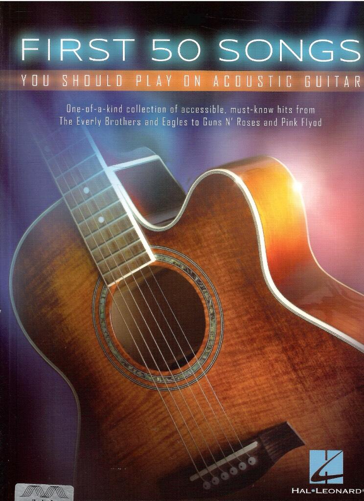 First 50 songs you shoud play on acoustic guitar