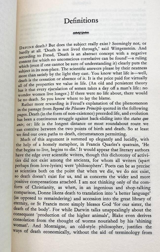 The Oxford book of death