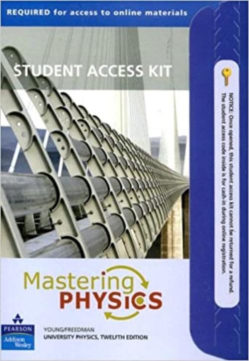 MasteringPhysics&acirc;&cent; with E-book Student Access Kit for University Physics (ME component)