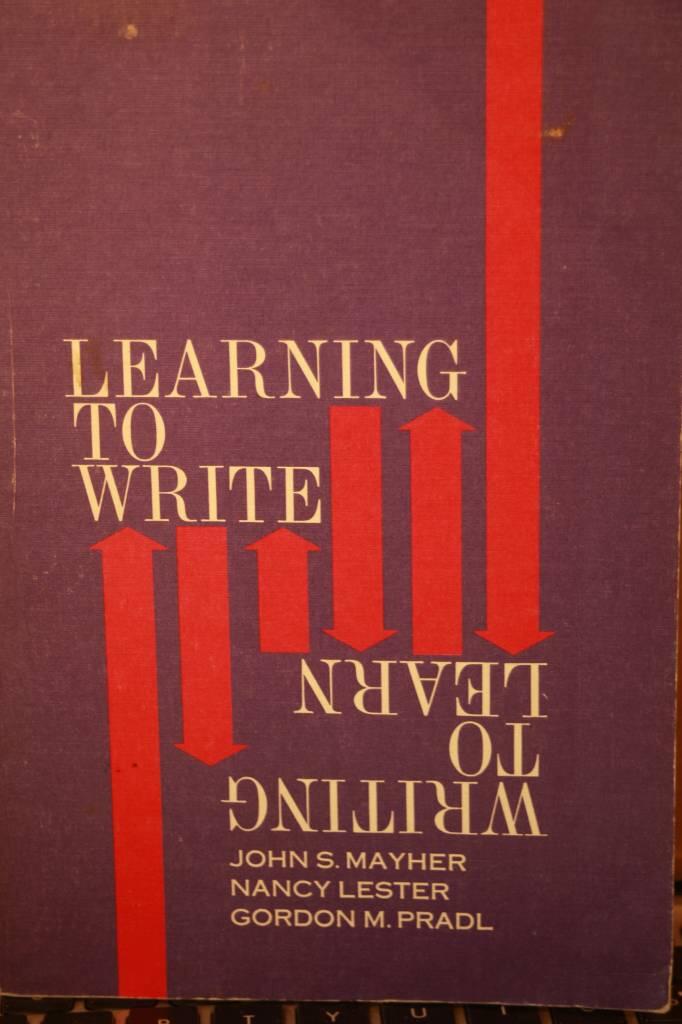 Learning to write/writing to learn
