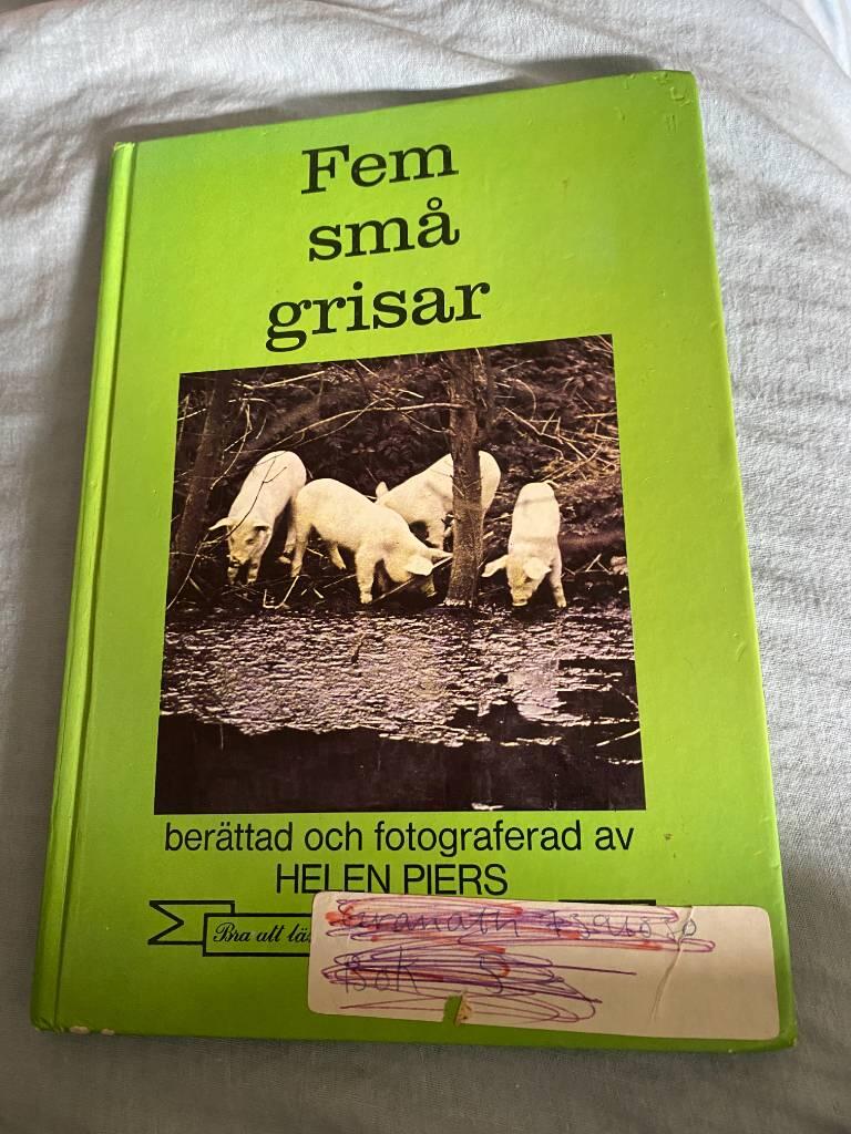 Fem sm&aring; grisar : Kattungen som inte kunde komma ner