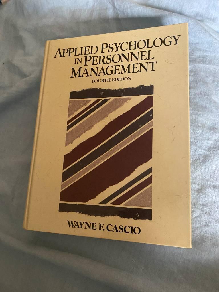 Applied psychology in personnel management