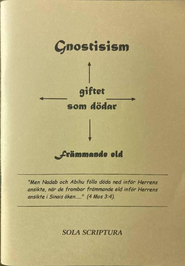 Gnostisism : giftet som d&ouml;dar fr&auml;mmande eld