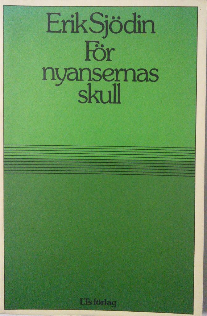 F&ouml;r nyansernas skull : dikter
