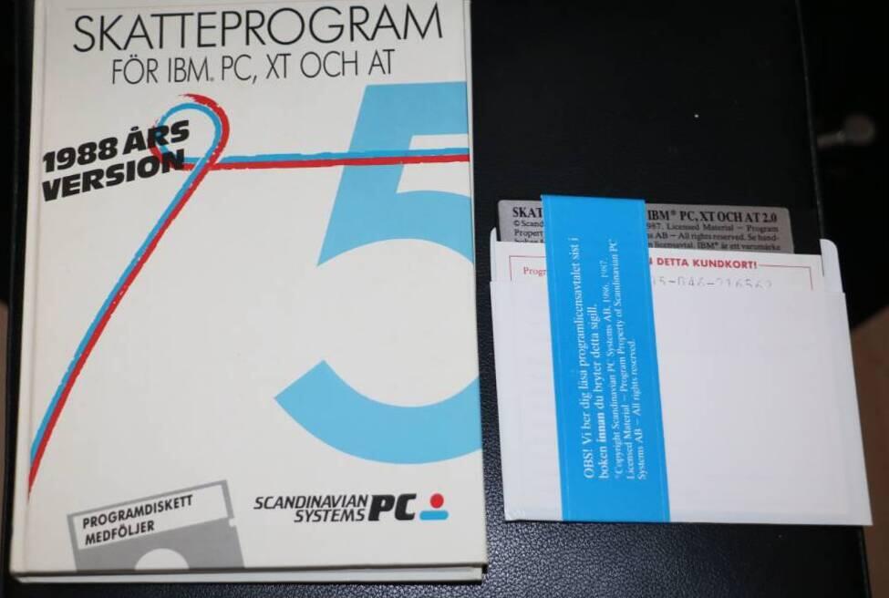 Skatteprogram f&ouml;r IBM PC, XT och AT
