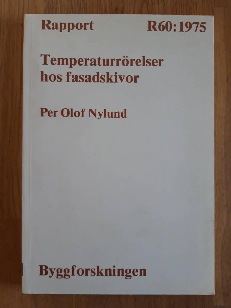 Temperaturrörelser hos fasadskivor [Elektronisk resurs]