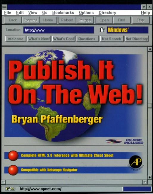 Publish it on the Web - Windows version