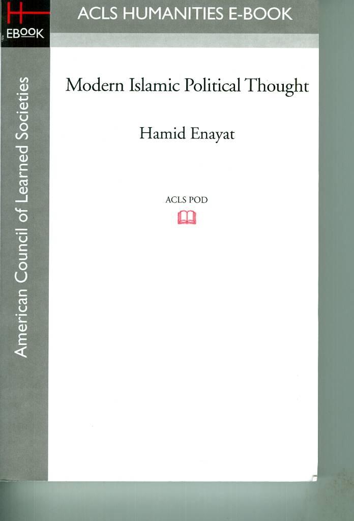 Modern Islamic political thought