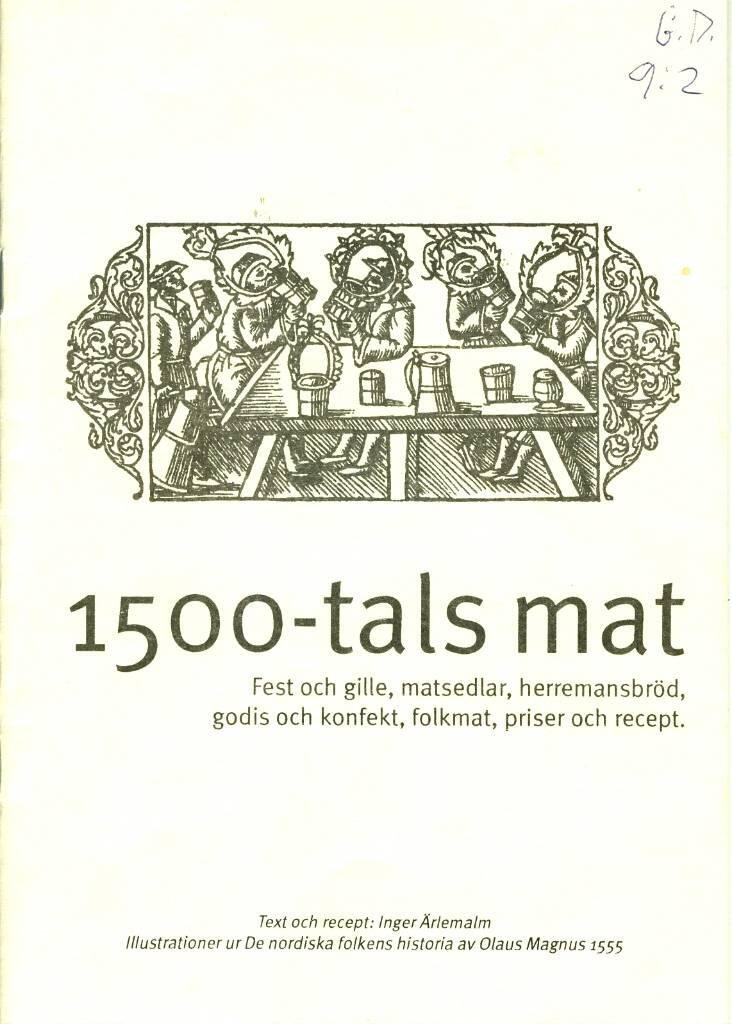 1500-tals mat