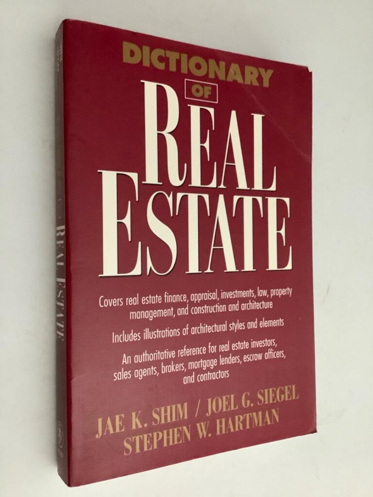 Dictionary of Real Estate