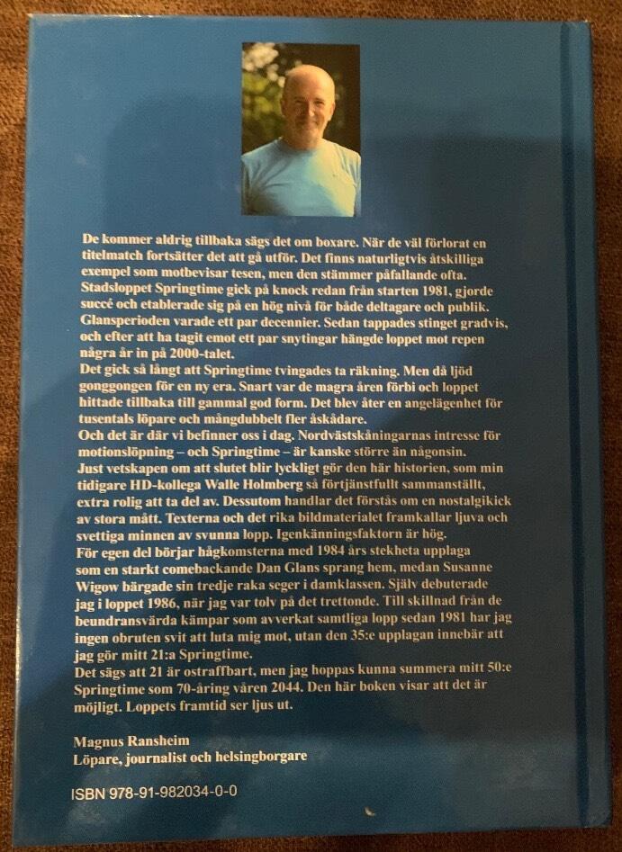 Springtime Helsingborg - l&ouml;parfest i 35 &aring;r : gl&auml;dje, svett & t&aring;rar