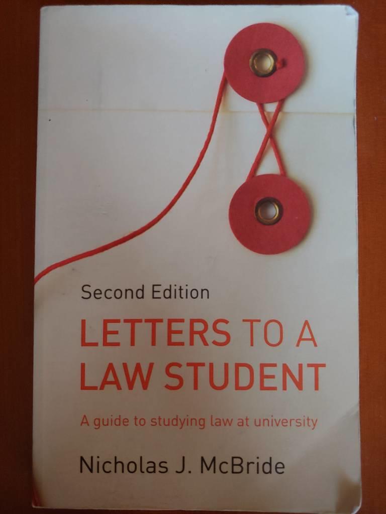 Letters to a law student [Elektronisk resurs]