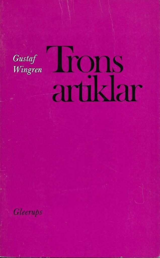 Trons artiklar - tre radiof&ouml;redrag