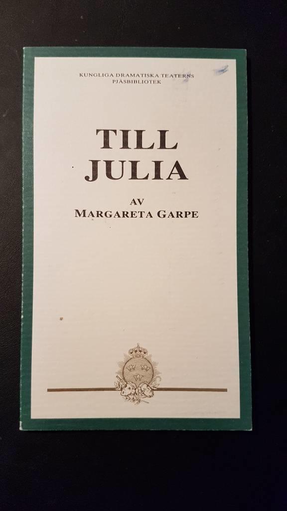 Till Julia [Pj&auml;stext]