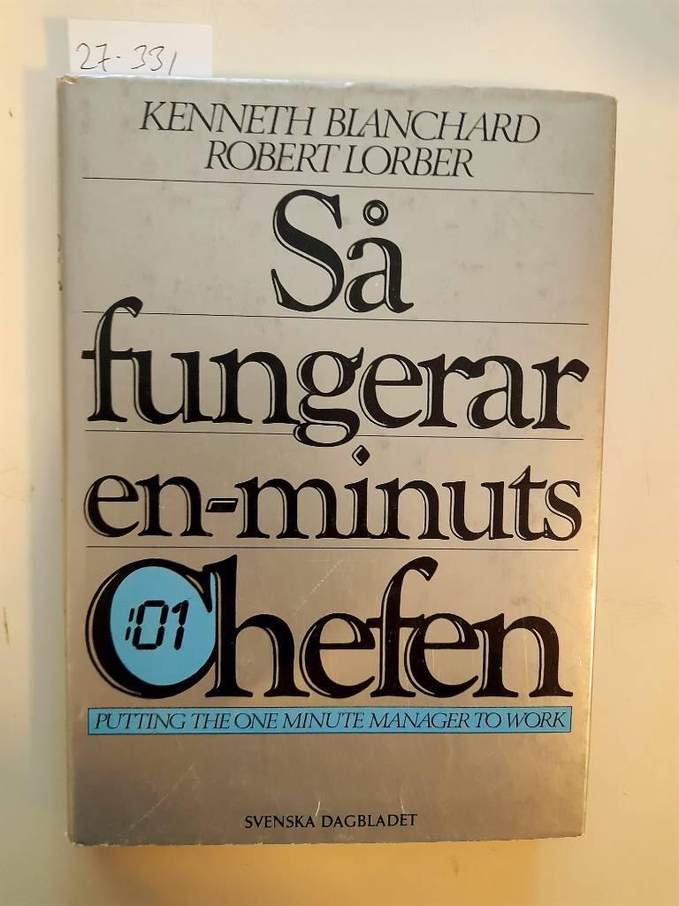 S&aring; fungerar en-minutschefen