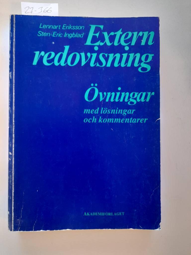 Extern redovisning : &ouml;vningar med l&ouml;sningar och kommentarer