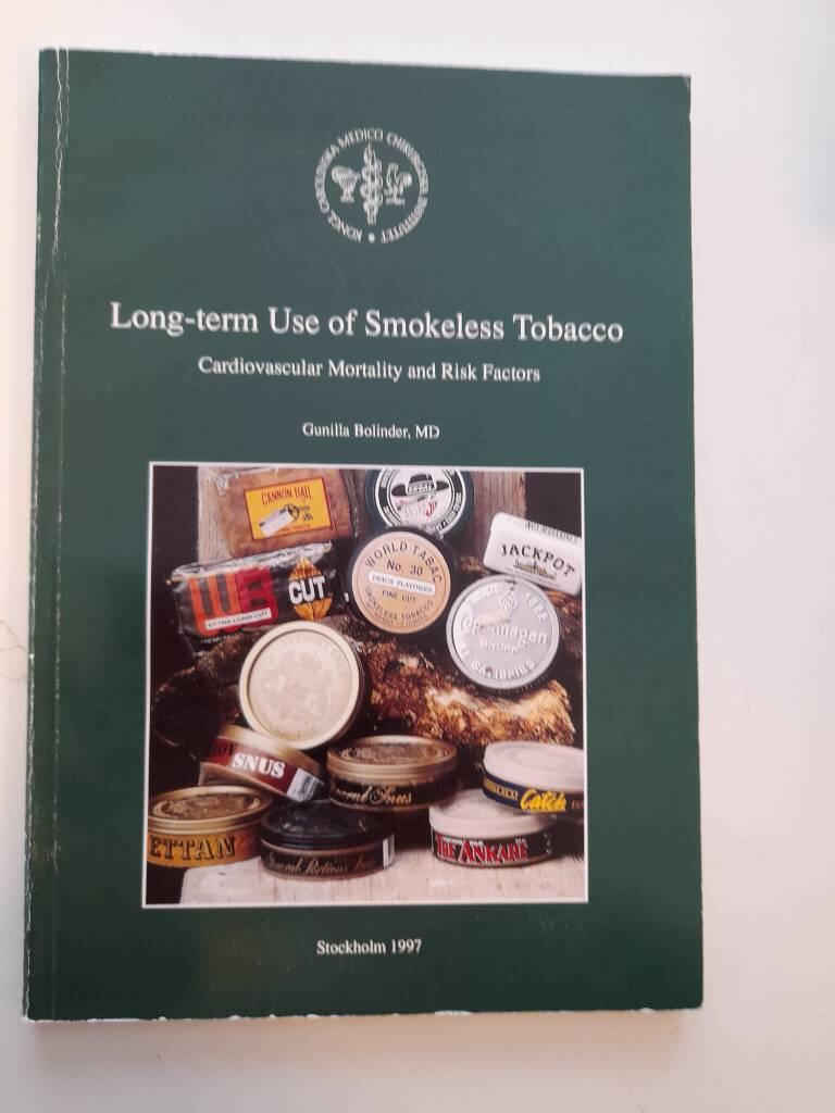 Long-term use of smokeless tobacco : cardiovascular mortality and risk factors
