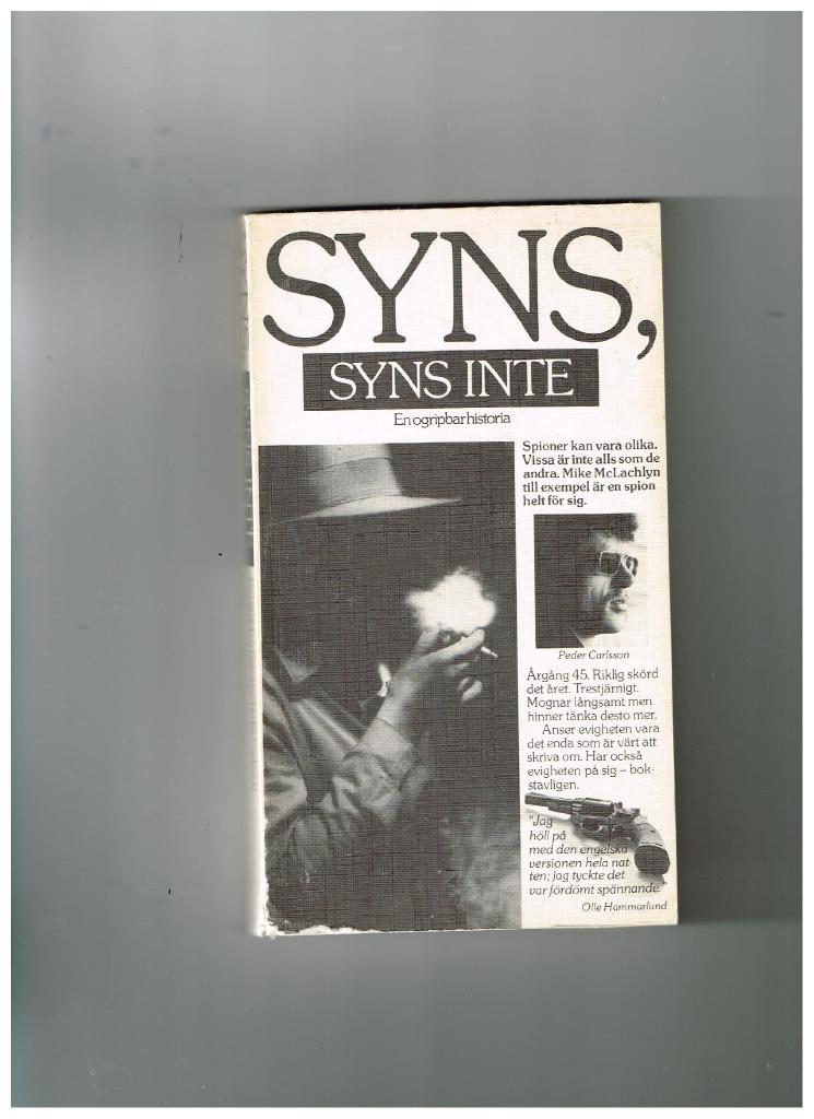Syns, syns inte