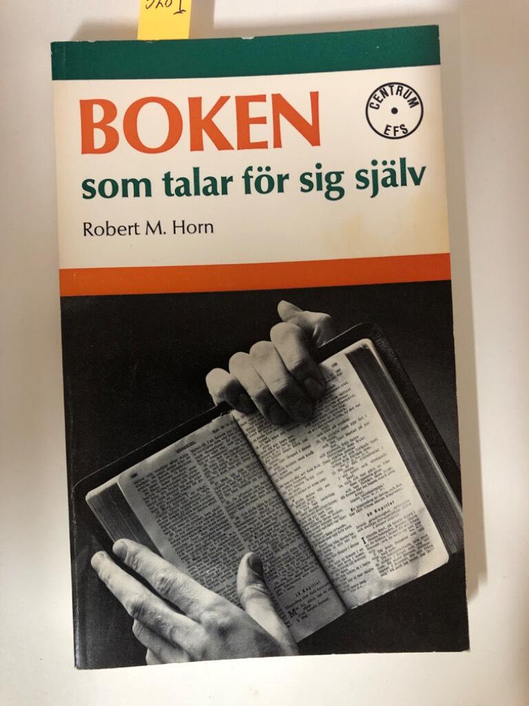 Boken som talar f&ouml;r sig sj&auml;lv