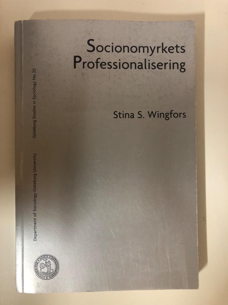 Socionomyrkets professionalisering