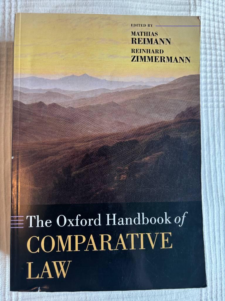 The Oxford handbook of comparative law