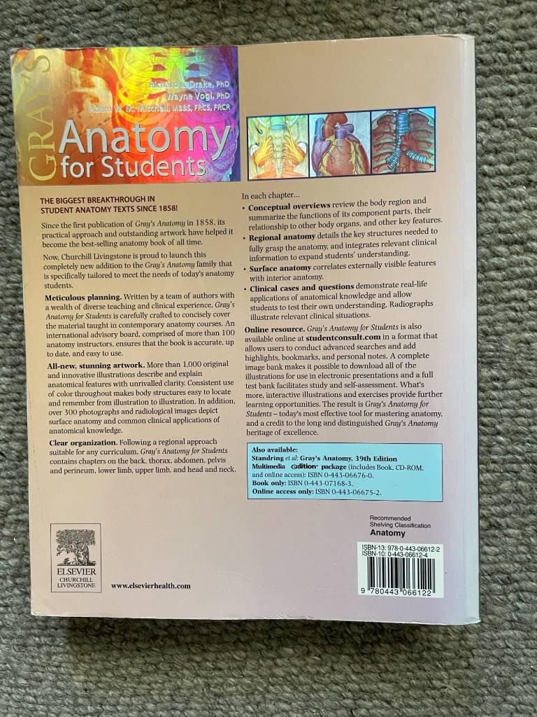 Gray's anatomy - the anatomical basis of clinical practice