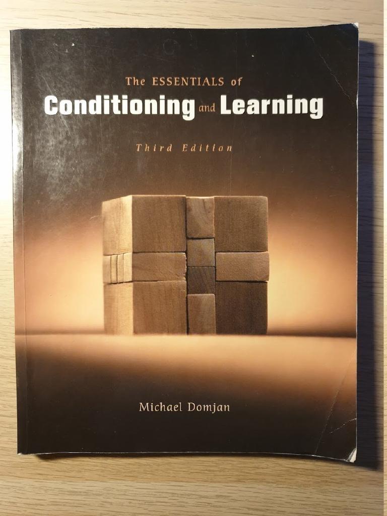 The essentials of conditioning and learning