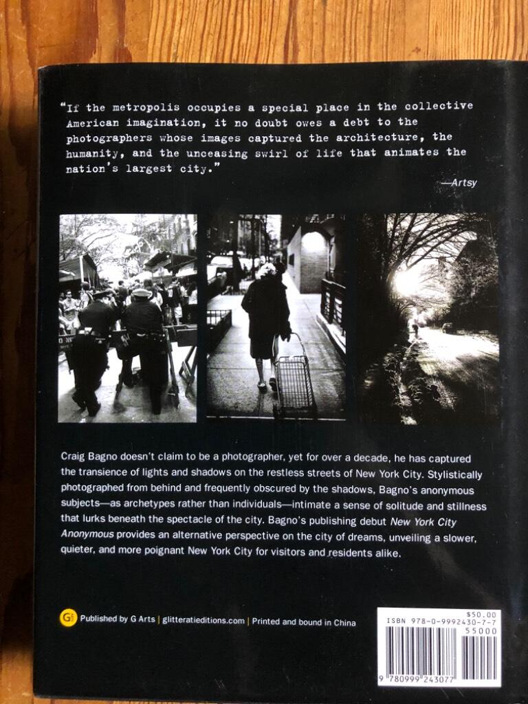 New York City anonymous - photographs/2008-2018