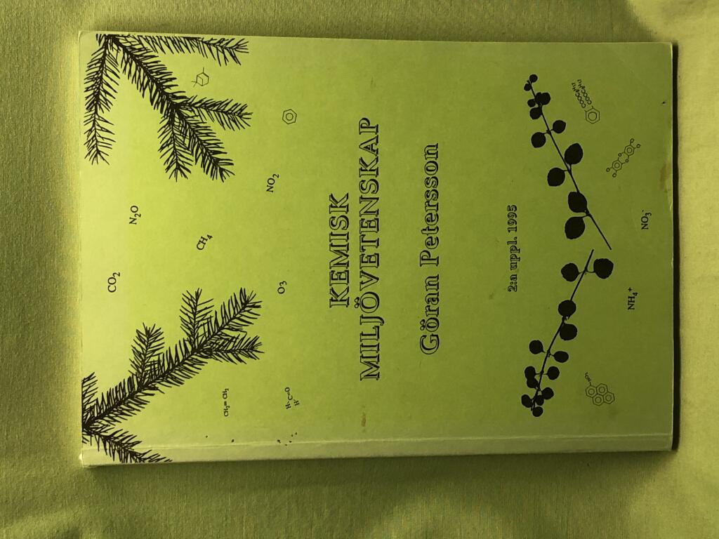 Kemisk milj&ouml;vetenskap