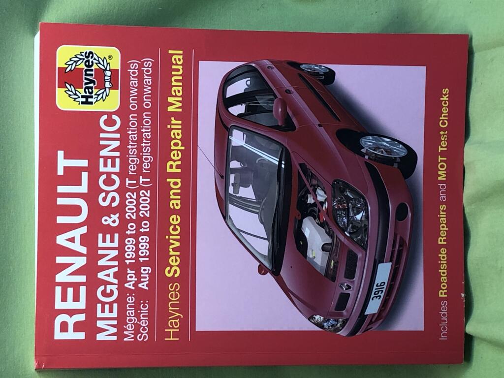 Renault Scenic & Megane service and repair manual - 99-02