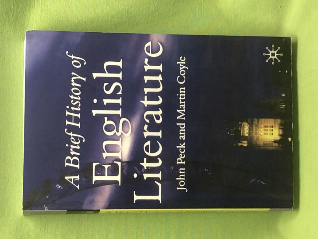 A brief history of English literature
