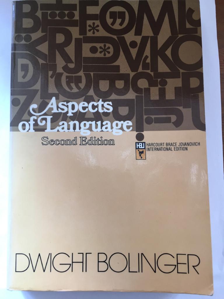 Aspects of language